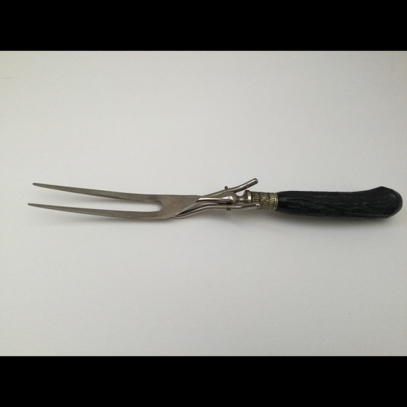 VTG Stainless Steel Serving Fork with Stand - Picture 1 of 6